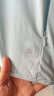 BRELRMON可拆卸防晒衣女男冰丝服防紫外线薄款运动皮肤风衣透气骑行外套 KY5999S玉月兰-女 4XL 实拍图