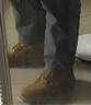森馬（Senma）时尚潮流英伦加绒保暖马丁靴系带休闲男靴M610313608 月光灰 45码 实拍图