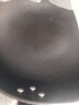 膳福记（shanfuji）传统老式生铁锅炒锅无涂层不粘锅农村家用铸铁平底燃气灶炒菜锅具 34平底+锅盖（送开锅服务） 34cm 实拍图