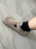 Devo Life的沃软木鞋男女同款时尚穆勒鞋情侣休闲鞋 66008 灰色反绒皮 40 晒单实拍图