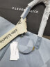 CLEVER & KETCH包包女包大容量托特包新款立体菱形包 生日礼物送女友 蓝色 晒单实拍图