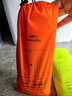 Naturehike挪客户外雨披登山徒步雨衣 全身三合一天幕骑行旅游便携背包防雨 橙色（20D涂硅） 实拍图