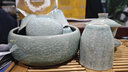 金镶玉 仿宋汝窑茶洗  茶道水洗家用杯洗建盏洗茶洗缸陶瓷功夫茶具配件 雁影冰片汝窑茶洗 实拍图