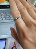 银千惠施华洛世奇锆999纯银情侣戒指一对钟情久久对戒生日礼物送男女友 男款单只+免费刻字+首饰证书 真爱承诺定制联系客服/配首饰证书/求结婚纪念日 实拍图