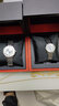 天梭（TISSOT）【毕业礼物】卡森臻我系列月相石英男女表情侣表瑞士手表 送礼 银盘钢带情侣对表 实拍图