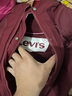Levi's李维斯童装男童中长款三防棉服冬季新款加厚保暖上衣复古外套 赤霞红 120 /60 【建议身高110-116cm】 实拍图