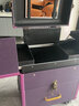 琪泷（Qilong） 化妆箱拉杆箱专业跟妆师纹绣工具箱子超大容量美容美甲收纳箱 【紫色】圆角古铜扣锁 实拍图