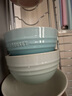 酷彩（Le Creuset）炻瓷米饭碗 汤碗 面碗 沙拉碗 家用碗套装大碗彩虹系列渐变色 11.8cm米饭碗贝壳粉 实拍图