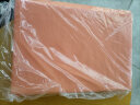 富安娜纯棉四件套 100%全棉床品套件纯色简约单双人床单被套203*229cm橙 实拍图