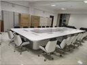 烤漆无纸化会议桌智能大型会议台升降器显示屏会议桌长条桌椅组合 定制尺寸及颜色 实拍图