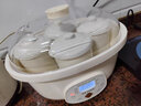 天际（TONZE）电炖锅 燕窝家用煲汤锅陶瓷砂锅煮粥神器 煲汤养生燕窝盅 煲粥蒸炖可预约定时隔水炖 奶油白 2.5升 2.5L 标准版 1锅5胆 无蒸笼（ 1-6人） 实拍图