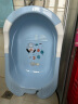 日康（rikang） 浴盆 婴儿洗澡盆婴儿浴盆 加大加厚带浴床适用0-6岁 蓝色 8001 晒单实拍图