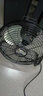 千臣趴地扇落地扇工业风扇家用强力大功率台式电风扇 黑色20寸按键款加长线+加厚螺旋网罩 实拍图