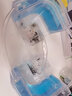 玩小匠儿童创意趣味玩具蚂蚁工坊生态箱城堡观察盒巢穴弓背蚁后别墅礼物 蓝色双层+连接器+60只蚁+工具 带夜光底座 实拍图