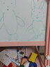 七巧板 TANGRAM实木儿童画板双面磁性小黑板支架式家用教学小学生宝宝画画写字板 036樱花粉 尊享无尘礼包+5米画纸 实拍图
