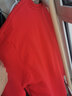 真维斯（Jeanswest）红色卫衣男女款秋冬季休闲宽松上衣马年本命年衣服过新年会定制款 加绒 红色 T金马当先 XL 【推荐130-140斤】 实拍图