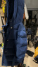 黑冰户外男女儿童700+蓬鹅绒防风防泼防污保暖连帽羽绒服 F8534019C 深蓝 L (140) 实拍图