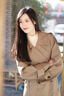 对白【杜鹃同款】经典中长款风衣女2025春装新款旷野美拉德宽松外套 浅摩卡 M 实拍图