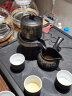 唐丰（TANGFENG）哥窑茶具套装家用半全自动石磨懒人功夫茶具茶杯茶壶整套泡茶神器 暗香自动 实拍图