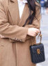 迪士尼女士包包2024新款小香风手机包时尚小方包链条斜挎包女 黑色 晒单实拍图
