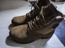 强人羊毛保暖男靴3515作战靴冬季户外登山训练棉靴 棕色防寒靴 棕 44 实拍图