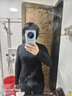 微浪两件装打底衫女圆领德绒秋冬内搭修身双面磨毛长袖T恤女叠穿上衣 【两件装】黑色+杏色【937#】 L-【100-115斤】 实拍图