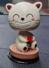 陌龙（Molong）亲亲猫创意车内摇头弹簧摆件装饰品卡通车饰车载车上用品玫瑰猫 实拍图