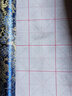 加厚锦缎水写书法布成人初学者入门临摹仿宣纸清水万次水写布速干 蓝色锦缎米格水写布（78*38） 水写布+毛笔+水碟 实拍图