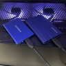 三星（SAMSUNG）T7/T7shield/T9/移动固态硬盘type-c接口NVMe加密移动ssd游戏机大容量外置存储15手机外录直连安卓 T7 Shield魔力蓝|防水柔性外壳 2T 实拍图