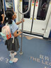 左西女童夏装套装2025新款儿童学院风女孩夏季衬衫百褶裙潮 蓝色 140 实拍图