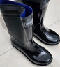 回力男士高中筒雨鞋成人雨靴胶鞋套鞋防水鞋水靴XHL38-B 黑色高筒 45  实拍图