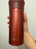 膳魔师（THERMOS）保温杯400ml男女士陶瓷内胆泡茶咖啡保冷水杯父亲节礼物TCMV红梅 实拍图