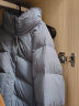 鸿星尔克羽绒服女士冬季短款夹克加厚保暖运动服上衣休闲外套 粉笔紫 XL 晒单实拍图