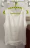 金三塔背心小衫女真丝圆领可外穿上衣YSFDB704 丝白8229 L 实拍图