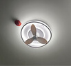佑家（YOUKAIN）吸顶风扇灯卧室餐厅简约低楼层LED电扇吊扇灯 白色B 87瓦LED变光 遥控控制 实拍图