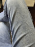 南极人（Nanjiren）牛仔裤男士春夏季新款弹力修身潮牌裤子男直筒休闲商务男装长裤 820深蓝色+350磨白蓝 30(2尺3建议115-125斤) 实拍图
