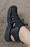 骆驼（CAMEL）男士户外休闲运动凉鞋包头洞洞沙滩鞋 G13M076103 黑色 39 实拍图