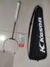 凯胜（KASON）TSF 100TI羽毛球拍单拍汤仙虎全碳素碳纤维耐打攻防兼备 （可定制磅数）黑橙 实拍图
