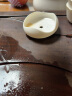 拜杰茶漏茶滤白瓷茶叶过滤网茶水分离茶隔陶瓷滤茶公道杯一体滤茶器 实拍图