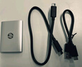 HP惠普 2TB 移动固态硬盘P900（PSSD）USB3.2 ssd 2000MB/s Type-C接口 钛空银｜手机直连 实拍图