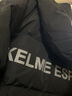 卡尔美（KELME） 长款羽绒服男冬季新款连帽厚款保暖外套运动休闲鸭绒大衣 黑色 S 实拍图