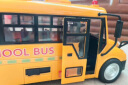 宝乐星 儿童玩具男孩汽车模型仿真玩具车校车巴士客车惯性工程车美国校车六一儿童节礼物 实拍图