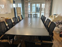亨黎 大小型会议桌长方形洽谈桌椅组合长条桌办公桌 3.5*1.4米单桌 晒单实拍图
