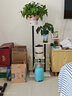 晟韬花架客厅置物架落地式花盆架多层铁艺绿萝架子阳台花架 黑架白板落地款 实拍图
