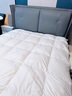 源生活防钻绒 白鸭毛羽毛被子被芯 四季双人羽毛被 7斤 200*230cm 白色 实拍图