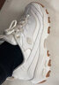 斯凯奇（Skechers）老爹鞋女士秋季休闲鞋运动鞋小白鞋厚底增高149807 乳白色/OFWT 37 实拍图