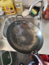 石记铁匠 章丘炒锅铁锅 老式纯铁锅圆底锅无涂层物理不粘炒菜锅家用已开锅 32带耳单锅  已开锅 32cm 实拍图