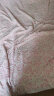 恒源祥纯棉全棉老式毛巾被单人怀旧毛巾午睡毛毯被子夏季沙发盖毯 玫瑰提花(粉色) 180*220cm 实拍图