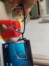 普莱斯（pulais）近视眼镜框架男纯钛商务精英半框防蓝光防辐射可配变色眼镜片1850 镜框+1.553万新防蓝光镜片 纯钛 实拍图