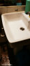 欧菲克 卫生间陶瓷洗手盆方形立柱盆 阳台洗脸盆面盆洗手池大小户型台盆 盆+立柱+单温龙头5件套 实拍图